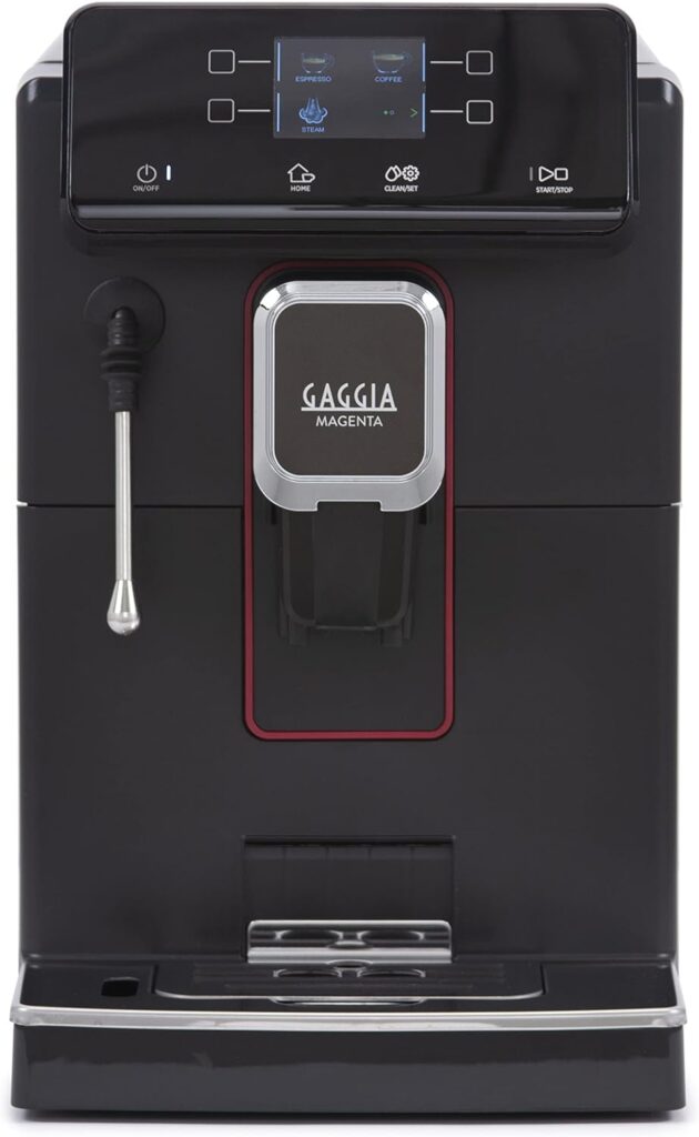 Gaggia Magenta Plus Super-Automatic Espresso Machine, 60 ounces,Black
