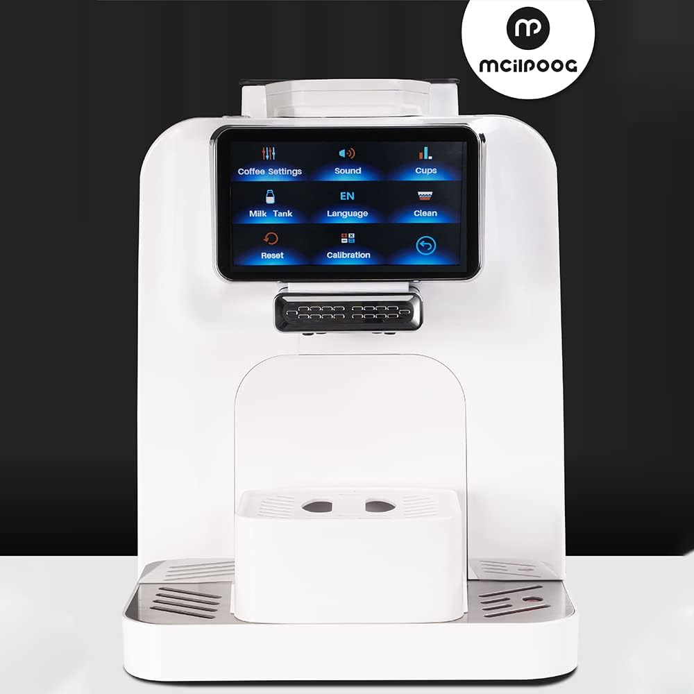Auburn Ag Products LLC App Control Automatic Espresso Machine (White)