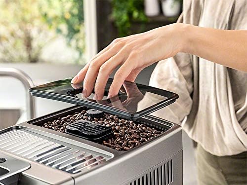 DeLonghi ECAM37095TI Dinamica Plus with LatteCrema System, Fully Automatic Coffee Machine, Colored Touch Display,Titanium