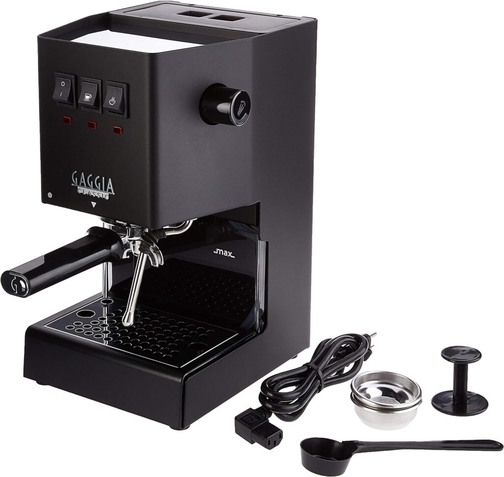 Gaggia RI9380/51 Classic Evo Pro Espresso Machine, Industrial Grey, Small